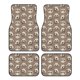 thumbnail image 1 of Balery Raccoon Juego de 4 Alfombrillas para Auto, Revestimientos de Caucho Resistente, Diseño Antideslizante, 1 of 7