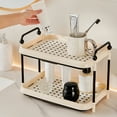 thumbnail image 6 of Gumesh Mug and Cup Organizer with Drainer - Countertop Drying Rack for Kitchen Cabinets, Cup Storage Shelf | Cream Wind, 6 of 6