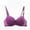 Purple, variant on Women’s Push Up Lace Bra Comfort Padded Underwire Bra Lift Up Add One Cup