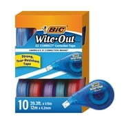 BIC® Wite-Out® Brand EZ Correct® Correction Tape, White, 10 Pack