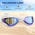 thumbnail image 3 of Gafas de natación - Gafas de natación antivaho sin fugas para mujeres adultas y hombres, 3 of 6