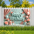 thumbnail image 7 of Colorful Design Happy Birthday Banner Balloon Decoration Gift Box Floral Elements for Birthday Party Celebration Photo Shoot Event Decoration, 7 of 7