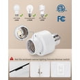 thumbnail image 4 of Enchufe de luz de control remoto DEWENWILS, regulable, 100 m, E26, E27, 4 of 7