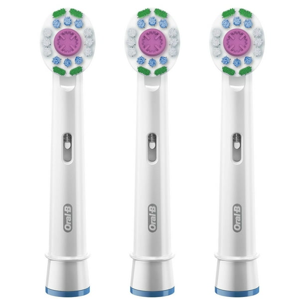 Oral-B 3D White X-Filament Replacement Brush Heads, 3CT