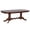 Chestnut Brown, variant on HomeStock Art Deco Dreams 96" Oval Double Pedestal Butterfly Extendable Dining Table , Chestnut Brown , Seats 10