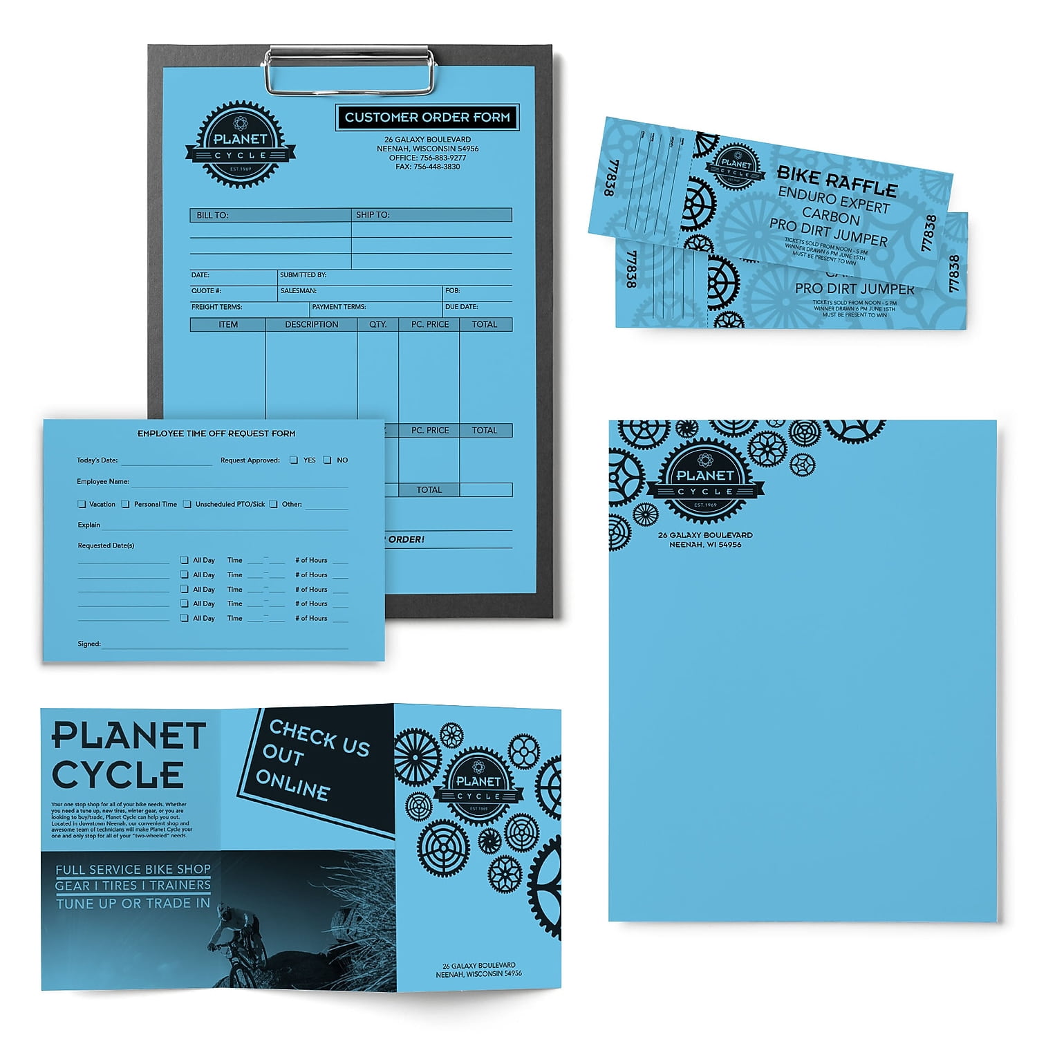 Neenah Paper Astrobrights Colored Paper 24lb 11 x 17 Lunar Blue 500 Sheets/Ream 22523