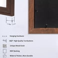 thumbnail image 4 of FungYuan 3PACK 11x14 Wood Picture Frame , Display Photo 11x14 Matted to 8x10 Wall Frame, Brown, 4 of 5