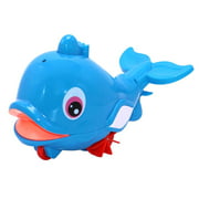 Bath Shower Toys Clockwork Squirt Cute Dolphin Bathtub Swimming Water Fish Toy for Baby Toddlers Outdoor Camping