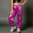 thumbnail image 6 of Bovxnpu Boys Cargo Jogger Pants Shiny Metallic Pants Cool Style Versatile Casual Jogger Cargo Trousers, 6 of 8