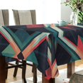 thumbnail image 5 of Yayeee Tablecloths 60" x 108" Rectangle Wrinkle Resistant Party Table Cover, Green Abstract, 5 of 8