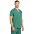 thumbnail image 4 of CornerStone Reversible V Neck Scrub Top-L (Jade Green), 4 of 6