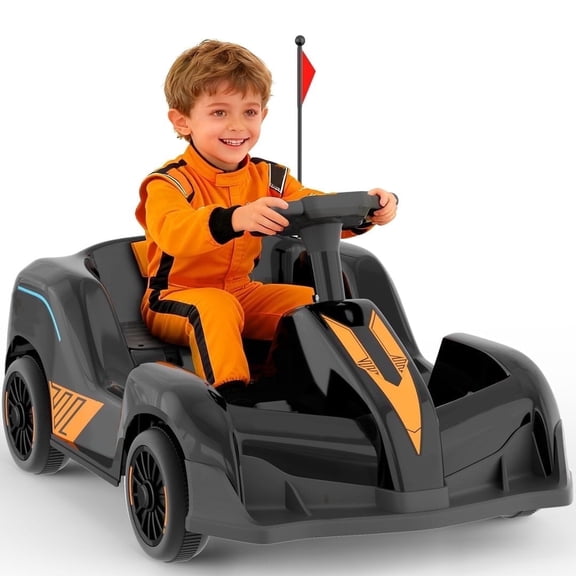 F1 Kids Ride on Toys , 12V Ride on Toys for Toddlers, Electric Car with Remote Control, Bluetooth Music Player