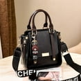 thumbnail image 4 of Bolso de mano para mujer, estilo sencillo, informal, moderno, retro, elegante, bandolera de hombro, 4 of 6