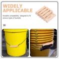 thumbnail image 3 of SHOWERORO 10pcs Replacement Handle For Buckets Light Yellow Wood For Bathroom Use, 3 of 6