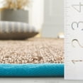 thumbnail image 6 of SAFAVIEH Natural Fiber Arbor Bordered Area Rug, Natural/Turquoise, 6' x 9', 6 of 14