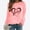 Pink, variant on SOOMLON Valentines Day Tee Shirts Women Lover Valentines Gift Tunic Long Sleeve Scoop Neck Tops Funny Love Heart Print Tops Fashion Holiday Clothes 2025 Black XL