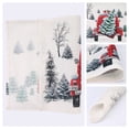 thumbnail image 5 of Placemats Set of 6 Linen Placemats, Washable Kitchen Table Mat, Seasonal Holiday Christmas Place Mats for Party Pattern 17.7*12.6inch, 5 of 6