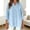 Blue, variant on MAIHAN Cotton V Neck T Shirts Women Half Sleeve Summer Tees Solid Color Flowy Tops Loose Fit Cute Basic Beach Vacation Clothes for Casual 2026