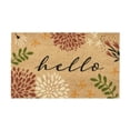 thumbnail image 4 of Floral Welcome Doormat, Fall Colorful Flower Mat, Fall Decorative Front Door Rug for Indoor Outdoor Porch Balcony Home Decor, 15.7x23.6 Inches, 4 of 6