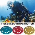 thumbnail image 2 of ZPAQI Freediving Bottom Plate Aluminum Alloy Diving Plate Dives Equipment for Deep, 2 of 11