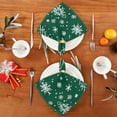 thumbnail image 4 of Qxltty Green Christmas Tree Napkins 20×20in Perfect for Parties Dinners Weddings Cocktail Housewarming Cloth Napkins Set of 6, 4 of 8