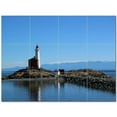 thumbnail image 1 of Lighthouse Ceramic Tile Mural Kitchen Backsplash Bathroom Shower 400804-S43, 1 of 3