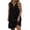 *Black, variant on VBVC Women's Cotton Linen V Neck Tank Dress , Ladies' Button Detail Summer Shift Mini Dress , Sleeveless Beach Cover Up For Women, S-3XL