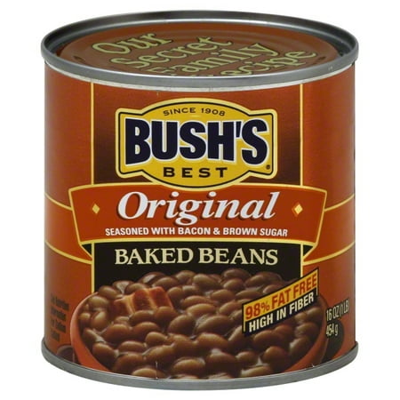(6 Pack) Bush's Best Original Baked Beans, 16 Oz (Best Tasting Green Beans)