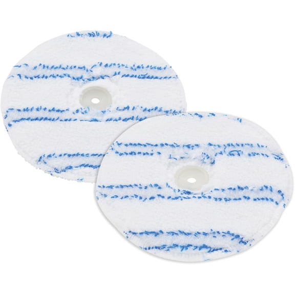 Global Industrial Replacement Microfiber Pads for Mini Floor Scrubber 2 Pack