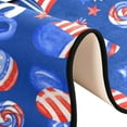thumbnail image 6 of Dreamtimes USA Flag Heart Cake Hallway Runner Rug 2'x6' Kitchen Rug with Rubber Backing 4th of July Independence Non Slip Entryway Rug Runner Washable Soft Area Rug for Hallway Bedroom Kitchen Decor, 6 of 6