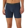 thumbnail image 3 of Underwear Boxer Briefs, 6-Pack, Moisture-Wicking Underwear, Cotton, Solids, 3 of 7