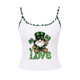 thumbnail image 4 of Camisetas de Verano para Mujeres sin Mangas Impresas con Cuello en U de Poliéster de Longitud Regular de Moda Casual, 4 of 6