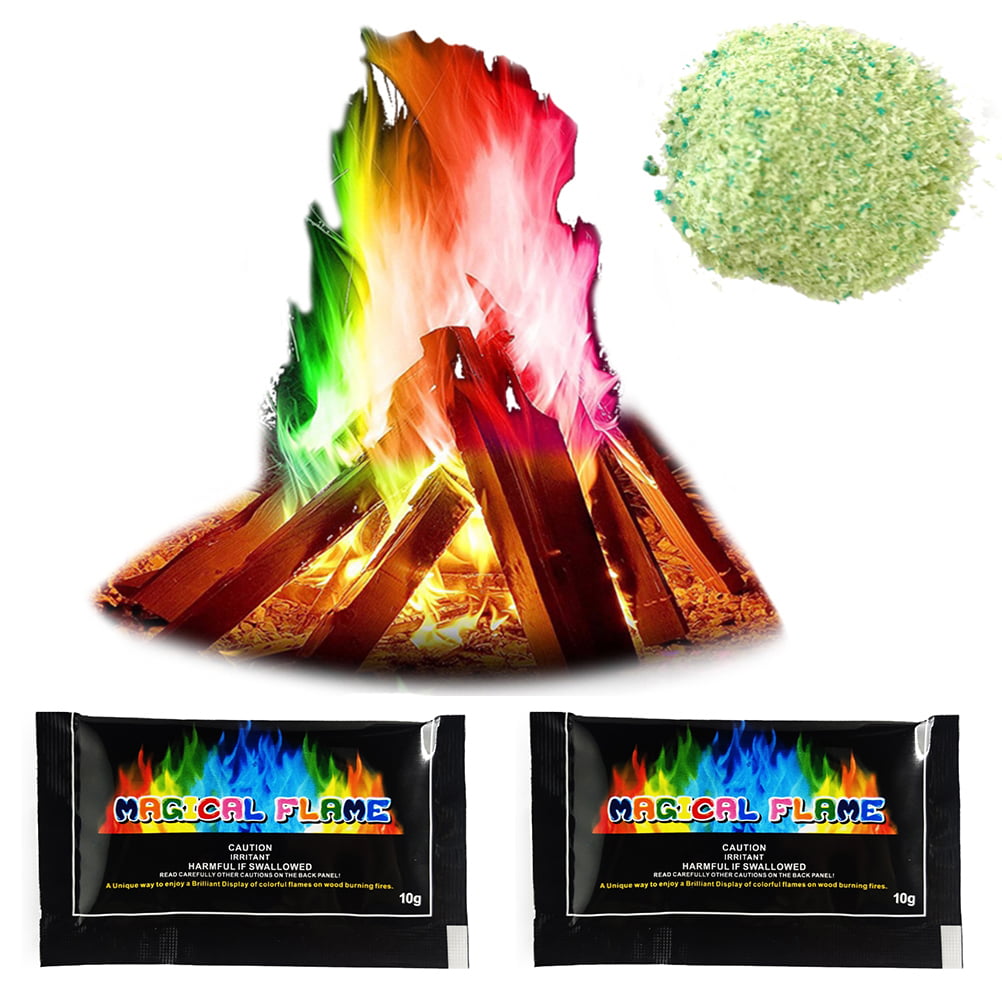 MYSTICAL FIRE 10g Magical Fire Colourful Color Changing Flames Campfire 