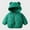 Green, variant on Baby Boys Winter Coat,Little Boys Girls Puffer Coat Cute Bear Ear Hooded Jackets With Pockets Windproof Down Jacket For Baby Girls Outerwear Coats Winter Clothes 6-9 Months
