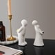thumbnail image 4 of Figura de pareja, escultura de amantes, adorno de escritorio para dormitorio, estatua de pareja, hogar Estilo A, 4 of 6