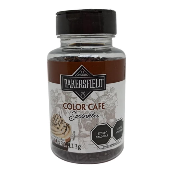 Sprinkle de azúcar Moctezuma para decorar color café 113 g