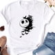 thumbnail image 5 of Disney-Camiseta con estampado de Jack Sally para mujer, camiseta informal de manga corta, ropa de primavera y verano, 5 of 5