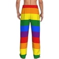 thumbnail image 3 of Love Is Love Pride Gay Men'S Pajama Pants Soft Sleep Lounge Pants Pjs Bottoms With Pockets Xx-Large, 3 of 6