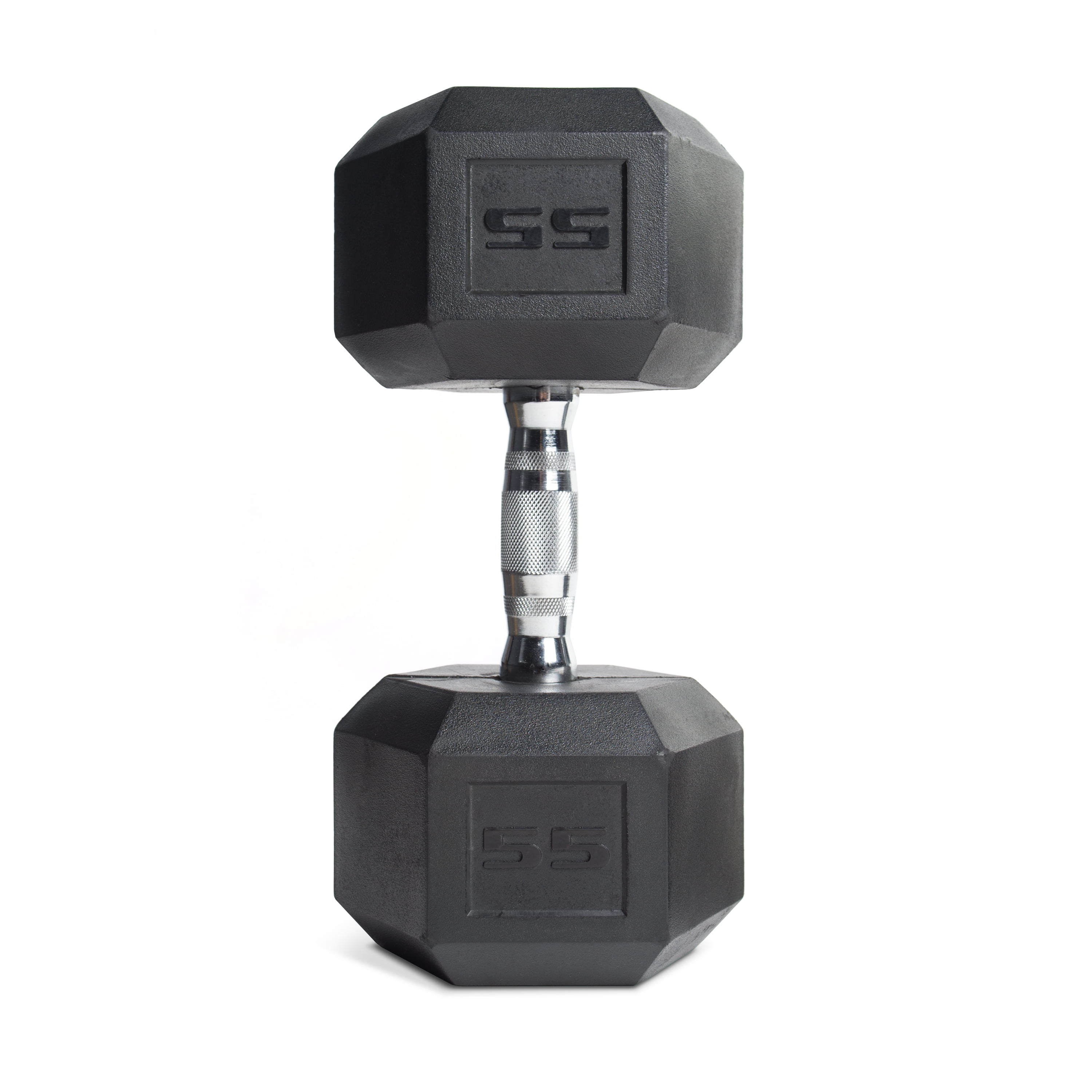 CAP Barbell Rubber Coated Hex Dumbbell, Single