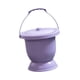 thumbnail image 2 of Orinal portátil con tapa, orinal portátil, cuña portátil, orinal doméstico Violeta, 2 of 9