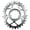 Silver, variant on 5Dev T-Type Oval 3-Bolt Chainring, 3mm Offset, 30T, Silver