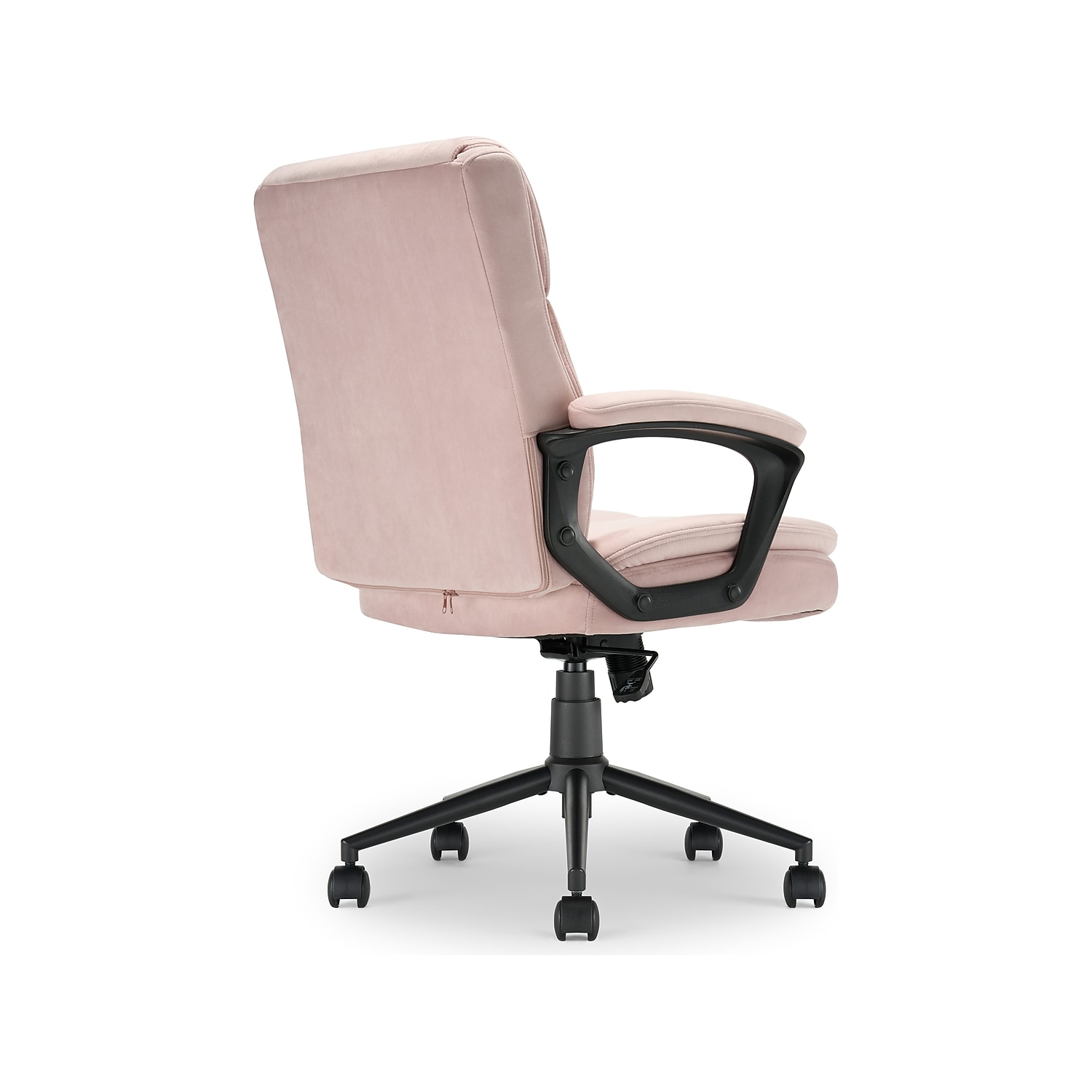 Click365 Transform 2.0 Ergonomic Mid Back Desk Chair Fabric Pink