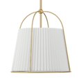 thumbnail image 2 of Hunter - Atmore 3-light Alturas Gold, Medium Size Pendant Light, Dimmable, Modern Style, Drum Shaped, for Bedrooms, Dining, Living Rooms - 48244, 2 of 8