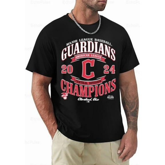 Cleveland Guardians 2024 AL Central Division Champs Baseball Fan Unisex T-Shirt