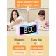 thumbnail image 4 of Reloj despertador Cadmos Loud con luz nocturna RGB, doble alarma, blanco, 4 of 6