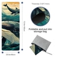 thumbnail image 4 of Whale Yoga Blanket with Storage Bag, 72.8"x26.8" - Yoga, Pilates, and Fitness - Includes Yoga Towel and Mat Towel, 4 of 6