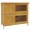 Yellow 390, variant on PawHut Dog Crate End Table, Small Dog Cage Furniture with Two Opening Sides, Lockable Door, White MDF Puppy Kennel Indoor, Decorative Pet House for Living Room, 23L x 32W x 26H