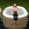 thumbnail image 5 of ALEKO 145 Gallon 2 Person Brown Oval Inflatable Jetted Hot Tub with Cover, 5 of 13