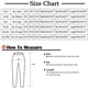 thumbnail image 3 of Puntoco Pantalones casuales largos para hombre, pantalones cargo rectos con bolsillos y cordón con estampado de empalmes para hombre, 3 of 5