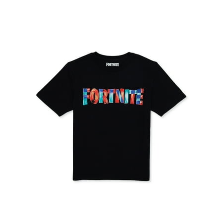 Fortnite Boys Logo, Crew Neck, Short Sleeve, Graphic T-Shirt, Sizes 8-18